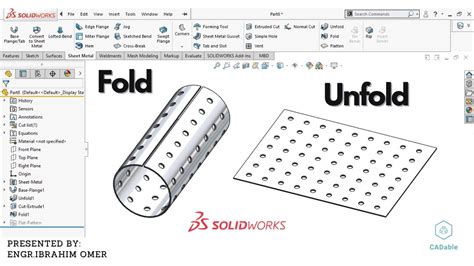 how to flatten rolled sheet metal|solidworks flatten sheet metal part.